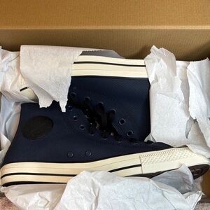 Converse tech tuff Men's High-Top Sneakers in Navy and Cream